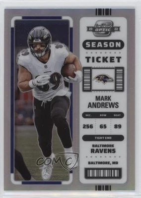 2022 Panini Contenders Optic Season Ticket Silver Prizm Mark Andrews #3 - Image 1 of 2