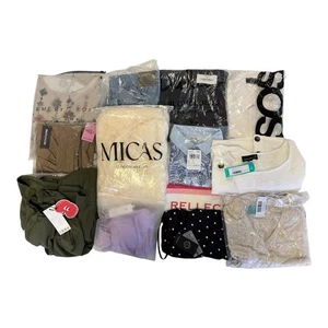 Lot Of 12 Resellers Clothing Bundle Micas Cider Emery Rose Asos Lulus Style&Co - Picture 1 of 9