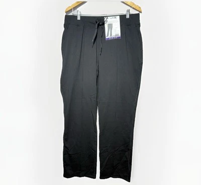 Pantalones RBX Para Mujer Talla 1X Negro Bootcut con Bolsillos Pintuck Cordón Comodidad Foto 1 de 4