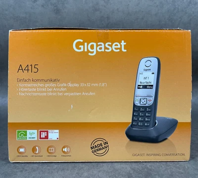 Gigaset A415 - Schwarz - schnurloses DECT-Telefon - OVP - Bild 1 von 4