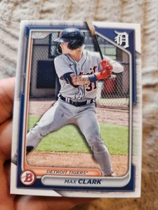 MAX CLARK DETROIT TIGERS 2024 BOWMAN DRAFT #BD-104. 1ST ROUND PICK. MLB. - Picture 1 of 2