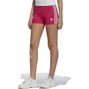 Adidas 3 Rayas Mujer Talla Pequeña Botín Pantalones Cortos Original Rosa Magenta Pull On - Imagen 1 de 12