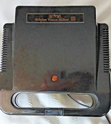 Gofrera Belga Salton Modelo WM-4 De Colección Eléctrica, Negra, Antiadherente Funciona Foto 1 de 4