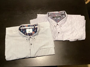 Sean John &Jeans By Buffalo Mens Button Down Shirt Size 5XB & 4XLT Bundle of 2 - Picture 1 of 14
