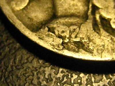 1924-D Buffalo Nickel ERROR OBVERSE CUD NEAR DATE - Image 1 of 4