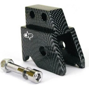 RIALZO AMMORTIZZATORE CARBON 2 FORI ONE TUNING PER SCOOTER MINARELLI BW'S AEROX - Picture 1 of 2