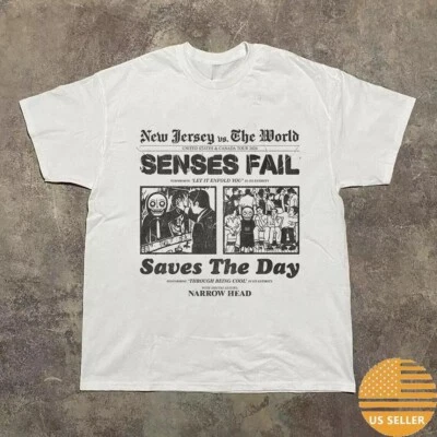 Senses Fail and Saves The Day Band Tour 2024 Unisex T-Shirt AQ55 - Image 1 of 3