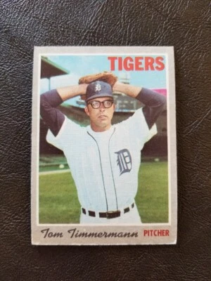 TOM TIMMERMANN 1970 TOPPS BASEBALL CARD #554 DETROIT TIGERS - Image 1 of 2