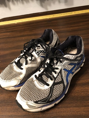 Scarpe da corsa cross training Asics GT 2000 T500N blu grigio bianco da uomo taglia 7 5