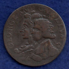 Middlesex 1795 Farthing Token, Prince & Princess of Wales (Ref. d1028)