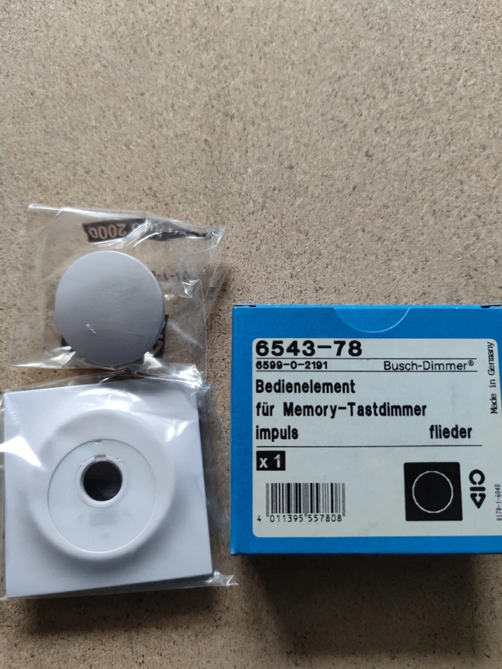 Busch Jäger impuls flieder - Abdeckungen und Rahmen - NEU - unbenutzt - Bild 1 von 1