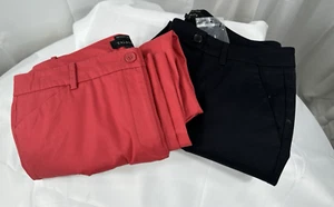 talbots perfect skimmer slim Red and Black NWT size 14 - Picture 1 of 3