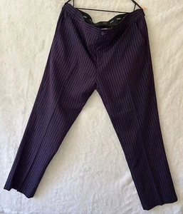 Joker Crown Prince of Crime Purple Costume Pants Cosplay Halloween - Picture 1 of 10