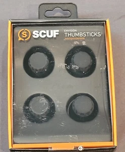 4 Scuf Replacement Domed + Concave Short And Long Envision Thumbstick Caps Black - Picture 1 of 3