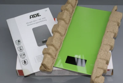 ADE Küchenwaage digital KE 926 slim hellgrün Glas wie NEU - Bild 1 von 4