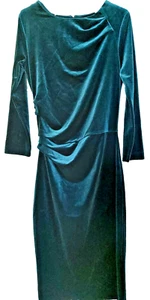 In Wear Samtkleid, Abendkleid, smaragdgrün, Größe XS - Bild 1 von 3