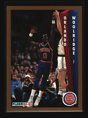 1992-93 Fleer #71 Orlando Woolridge (EX)(BSK) - Image 1 of 2