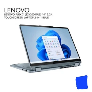 Lenovo Flex 7i Intel 14" 2-in-1 Touchscreen i7-1355U, 16GB, 1TB - 82Y20001US NEW - Picture 1 of 1