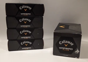 CALLAWAY WARBIRD PLUS Golf Balls 4 Sleeves 3 Balls/Sleeve TOTAL OF 12 Balls NOS - Picture 1 of 7