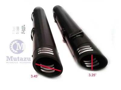 4-дюймовые глушители MUTAZU Thunder Slip On IM-05-BB для выхлопной системы Indian Chieftain, RoadMaster - Изображение 1 из 4