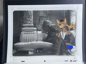 Original Animation Cel MC Scat Kat Paula Abdul Opposites Attract I 1988 RARE - Picture 1 of 2