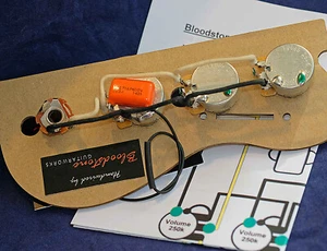 Ready Built Fender USA Jazz J Bass Wiring Upgrade / Loom / Harness A - Picture 1 of 9