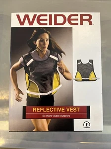 Weider Running Reflective Safety Vest Endurance WVEST06 NIP - Picture 1 of 5