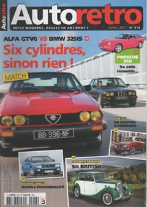 AUTO RETRO 418 BMW 325is ALFA GTV6 SAAB 95 L MASERATI GHIBLI II ELAN S2 PORS 968 - Imagen 1 de 2