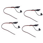 4Pcs 18AWG Solar Panel Battery SAE Plug Extension Connector Cable For Car 300mm