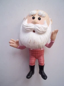 SKINNY SANTA CLAUS Plastic PVC Figure RUDOLPH Misfit Toys PLAYING MANTIS #2a - Picture 1 of 17