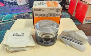 OEM Harley Davidson Piston .005 Ring Assembly Kit NOS 883 Sportster XL 22201-86A - Picture 1 of 11