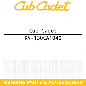 CUB CADET KM-130CA1040 boulon à bride, réservoir 10x40 LP S7237 M72