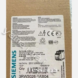 3RW3026-1AB04 SIEMENS Soft Starter 3RW3026-1AB04 New Fast delivery - Picture 1 of 2