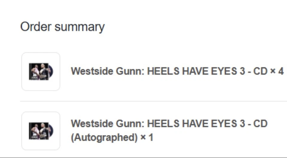 Westside Gunn Heels Have Eyes 3 CD Griselda Stove God Cooks PRESALE  - Image 1 of 1