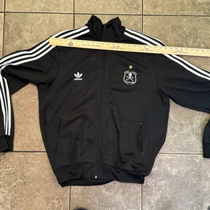 Vintage Adidas Olympics Orlando Pirates Jacket Soccer Track Top Mens Size 2XL - Picture 1 of 9