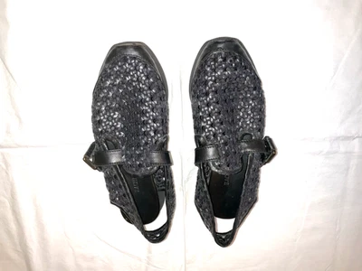 Zapatos Rachel Comey de cuero tejido con cordones negros para mujer talla 8-8,5 Foto 1 de 4