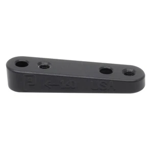 Paul Components Flat Mount Bracket Rear, 160mm w/ Bolts, Black - Picture 1 of 1