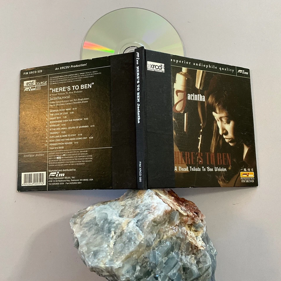 Jacintha - Here's To Ben CD 1998 XRCD2 Japan Import Jazz Vocal FIM *2 UNITS* - Image 1 of 4