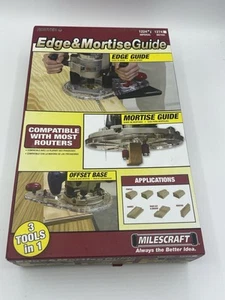 Milescraft 1224 Edge & Mortise Guide - Universal Router Guide New - Picture 1 of 14