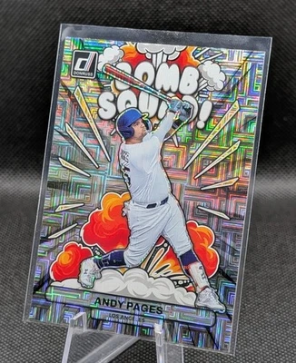 Andy Pages 2023 Panini Donruss - Bomb Squad #BS6 Vector (RC) Los Angeles Dodgers - Image 1 of 4