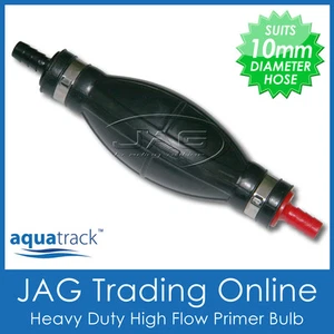 AQUATRACK 3/8" FUEL LINE PRIMER BULB - Boat/Outboard/Inboard for 10mm ID Hose - Picture 1 of 2