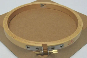 New 5" Round Wood Hand Embroidery Hoop - Picture 1 of 2