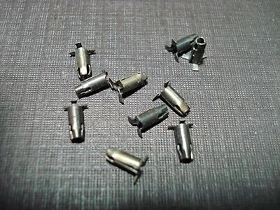 10 pcs 1/16" Ford emblem script name plate letter barrel tubular nuts NORS - Image 1 of 4