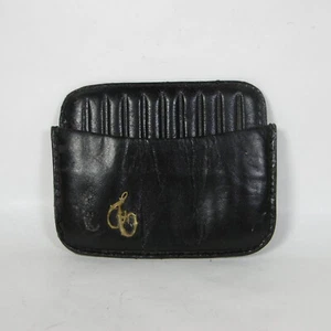 ANTIKES ZIGARETTENETUI ZIGARETTENETUI TASCHE LEDER SCHWARZ NAPOLEON III 1800 - Bild 1 von 12