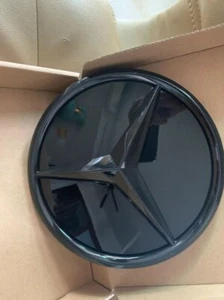 2019-2022 W205 W177 CLA GLA Mirror Glass Star Convex Grille Star Emblem Black - Foto 1 di 3