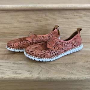 Spring Step Kalene Damenschuhe rot Leder Halbschuh Sandale Urlaub Gr. 41 - Bild 1 von 9