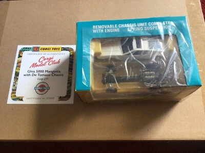 Corgi Model Club 271 Ghia 5000 Mangusta with De Tomaso Chassis BNIB with COA - Image 1 of 4
