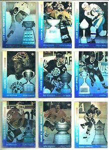 1991-92 UPPER DECK AWARD WINNERS COMPLETE 9 CARD INSERT SET Lot Gretzky Lemieux