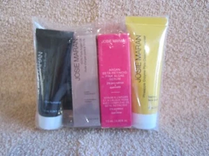 Josie Maran 4pc Set~Face Butter~Argan Oil~Pineapple Enzyme~Pink Algae Serum! - Picture 1 of 3