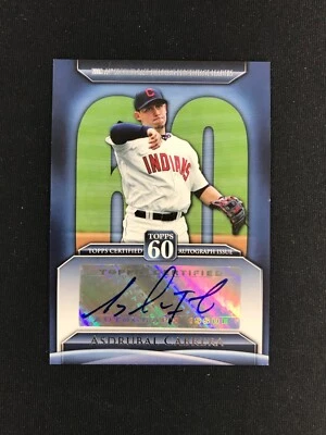 Autógrafo 2011 Topps Serie 2 Asdrúbal Cabrera #T60A-ACA Topps 60 Cleveland Foto 1 de 2
